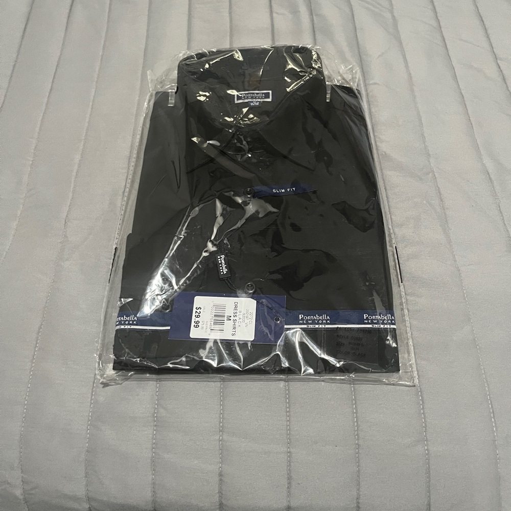 Portabella Black Dress Shirt